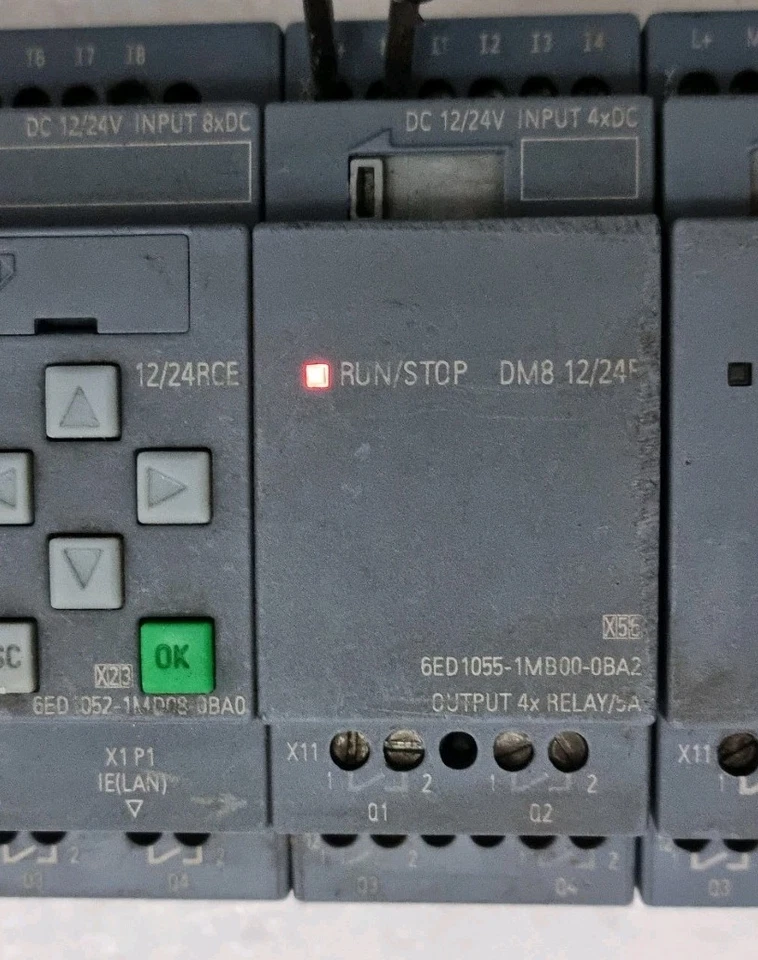 Siemens 6ED1052-1MD08-0BA0 Logo + 6ED1055-1MB00-0BA2 + 6ED1055-1MB00-0BA2 Module